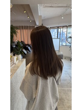 エクリュ(ecru) 韓国風レイヤー×ash beige