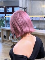 ヲタク(wotaku.)&nbsp;ピンクカラーピンクヘアパステルピンク暖色カラーダブルカラー