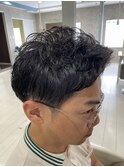 メンズパーマ/メンズショート/ニュアンスパーマ/野幌/江別