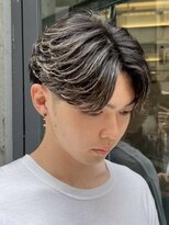 アウラ(AURA)&nbsp;盛岡駅メンズハイライトパーマニュアンスパーマツイスパマッシュ