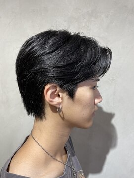 ニコ トウキョウ ヨコハマ(nico) センターパートニュアンスパーマメンズカット