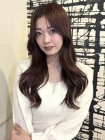 ポイントファイブバイソレイユ 藤沢店(.5 by SOLEIL)&nbsp;ロングレイヤー韓国くびれヘアココアブラウン