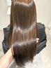 AVEDAカラー＋髪質改善ストレート+リノケアトリートメント +スカルプエステ