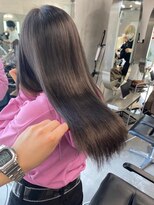 ジーナ 船橋(Zina) 髪質改善*ロングレイヤーグレーベージュ*美髪【Zina船橋】