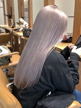 ラグーン(LAGOON) ホワイトミルクティーベージュ/バレイヤージュ/ケアブリーチ