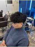 【MEN’S HAIR/サーフカール/刈り上げセンターパート/千葉】