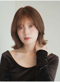 切りっぱなしショート・ボブ/絶壁解消/前髪あり/20代/30代/丸顔