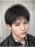 2wayアクティブショート アップバング/スパイキーショート/渋谷