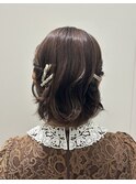 ボブヘアアレンジ