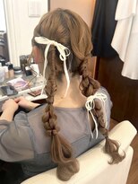 ノエル(Noel)&nbsp;【結婚式・お呼ばれ】あみおろしツイン