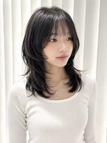 ユウヘアー 師勝店(U Hair)&nbsp;ミディアムレイヤー　ハッシュカット