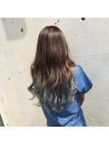 ポルム パプリカ(polum paprika)&nbsp;20代無造作ウェーブ×ハイトーン透明感カラー