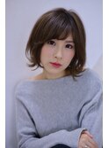 大人フェミニンボブ☆外ハネスタイル