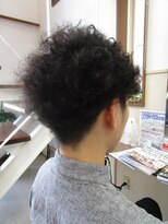 コアフィールフィス(COIFFURE fils)&nbsp;【見附・今町】個性派ベリーショート　くるくるパーマ