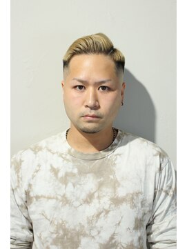 レンゲン(LENGEN) 束感刈り上げビジネス七三ツーブロックアップバング１０８