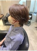 耳掛けトレンチショート☆春パーマ