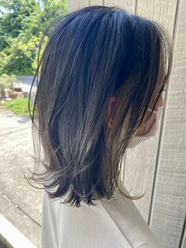 エイム ディクト ヘアー プロデュース(ame D.C.T HAIR PRODUCE) 『ame四日市』ひし形シルエットグレージュ