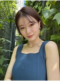 愛されショート×マロンカラーで秋っぽく♪