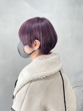 エイト プラット 渋谷2号店(EIGHT plat) ラベンダーパープル ケアブリーチダブルカラー 2/17