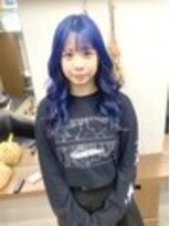 ディア(.eer)&nbsp;【.eer/ディア】ネイビーブルー/ピンクメッシュ/心斎橋