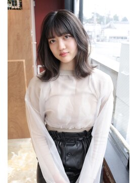 イロ(iro) くびれシルエット外ハネミディアム＊お客様style＊