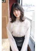 くびれシルエット外ハネミディアム*お客様style*