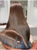 シフォンベージュ/髪質改善/20代30代/ロングヘアー