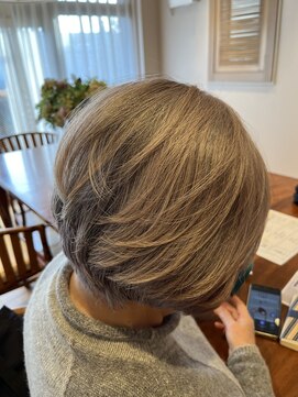 ユウヘアー 石川橋店(U Hair) 似合わせカット/ショートボブパーマ/ふんわりパーマ