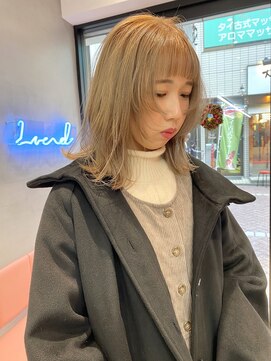 ロンドポレール 北千住(Lond polaire) 【伊勢】ウルフレイヤー×ミルクティーベージュ