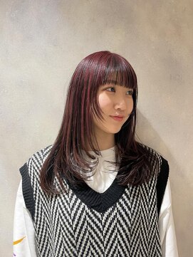 アオ(AO。) アンブレラカラー/デザインカラー/ハイトーンカラー/石川町