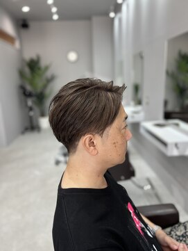 オーロラヘアー(Aurora hair) メンズショート＋メッシュ