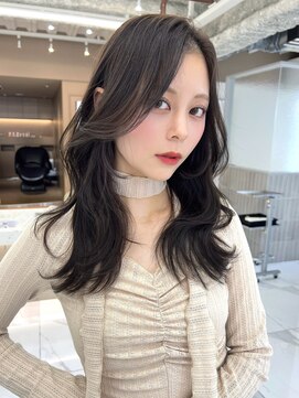 ロンド アンブル 四条烏丸(Lond ambre) 【五島巨幹】似合わせカット/フェミニンロング/メルティカラー