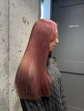 アース 高円寺店(HAIR & MAKE EARTH) ロング×ピンク 【@mppp_32485】