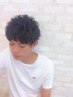【顔まわりストレート】メンズカット+顔まわり縮毛矯正￥12210→￥10380