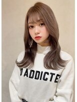 ロンドルピナス 小倉(Lond Lupinus)&nbsp;ブリーチなしダブルカラー/美髪のススメ/外ハネボブ/北九州