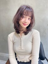 レニーバイエース(LANY by ACE)&nbsp;LANY横浜　ラベンダーグレージュ×レイヤーカット