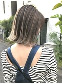 ◇大人可愛い20代30代40代50代前下がりショートボブ丸みショート