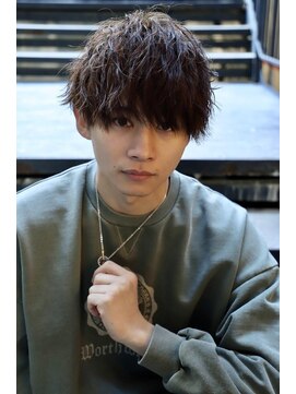 リップス 自由が丘(LIPPS) 【波巻パーマ】前下がりマッシュ