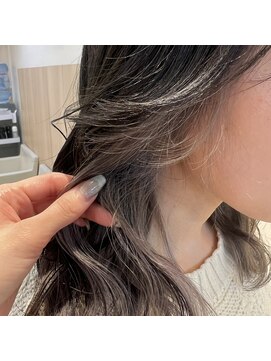 アッシュ 北千住店(Ash) 【イヤリングカラー】ラベンダーグレージュカラー