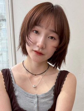 ポーチバイハニー オモテサンドウ(PORCH by HONEY omotesando) ハッシュカットショート/ワインレッド/レイヤーボブ/髪質改善2