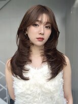 ウィクシーミミ 栄矢場町店(wixy mimi) ブラウン×レイヤーカット