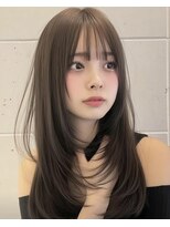 ハム 立川(hum)&nbsp;ココアベージュ/オリーブグレー/小顔/黒髪[立川/髪質改善]