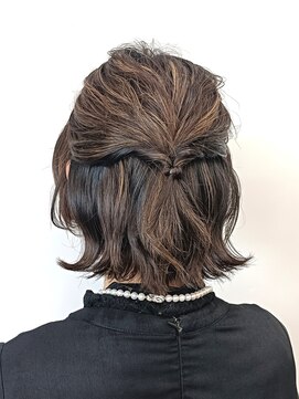 アヤラ オーガニックアンドスパ 東船橋店(AYALA) ボブ×ハーフアップ