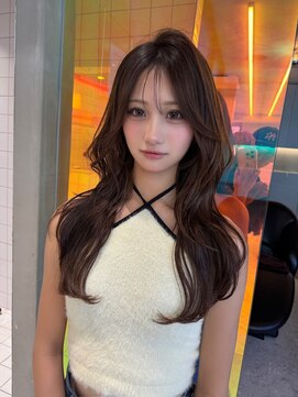 ロンドルーチェ 心斎橋(Lond luce) ダークアッシュ/ミディアムレイヤーカット［髪質改善/縮毛矯正］