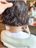 原宿ボブショートボブレイヤーボブスパイラルパーマボブパーマ