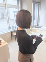 カラフェ(carafe)&nbsp;ミニボブ/髪質改善トリートメント/白髪ぼかし/50代