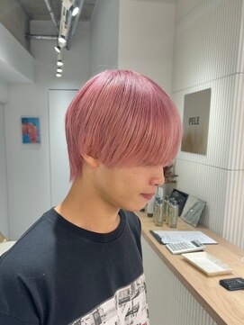 メンズペレ 渋谷(MEN'S PELE) MEN’S HAIR/サーフカール/刈り上げセンターパート/渋谷