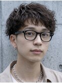 MEN'S HAIR/ルーズショート/波巻きツイストスパイラル/心斎橋