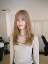 エノウ(enow)&nbsp;顔まわりレイヤー×シアベージュ　enow赤坂
