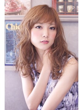 マイルス(MILES) ★MILES/L.Aガール風パールベージュミディ/TEL052-212-5870★